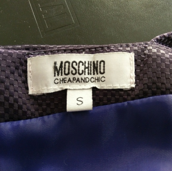 Moschino Cheapandchic Dark Purple Dress - Picture 3 of 5